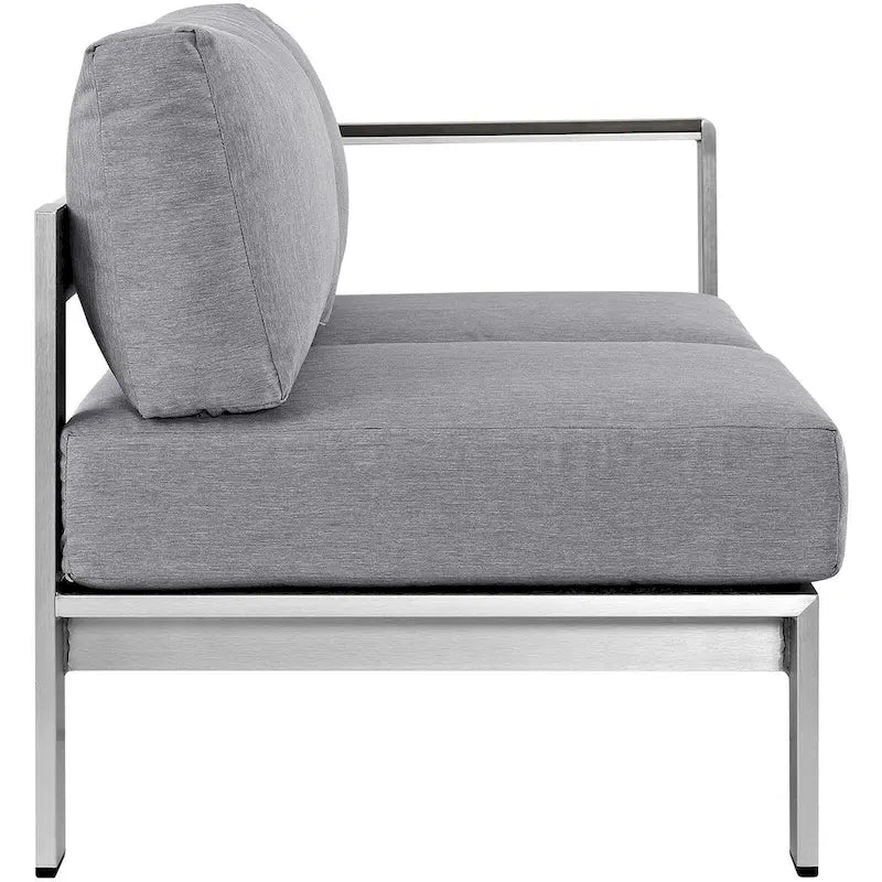 Beach Outdoor Patio Aluminum Loveseat