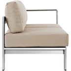Beach Outdoor Patio Aluminum Loveseat