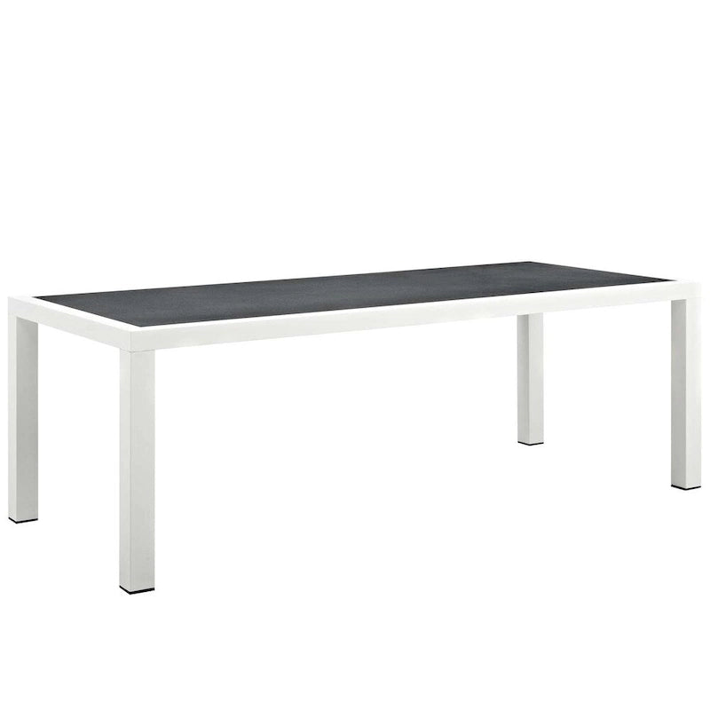 Stance 9 Piece Outdoor Patio Aluminum Dining Set - N/A