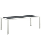 Stance 9 Piece Outdoor Patio Aluminum Dining Set - N/A
