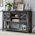 Farmhouse Entryway Table, Console Sofa Table, for Entry Way, Hallway