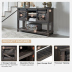 Farmhouse Entryway Table, Console Sofa Table, for Entry Way, Hallway