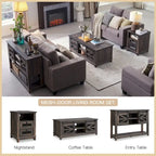 Farmhouse Entryway Table, Console Sofa Table, for Entry Way, Hallway
