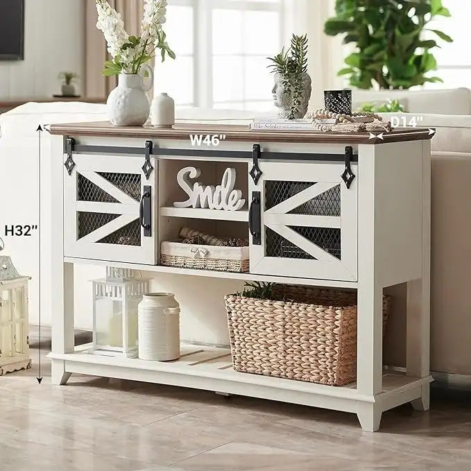 Farmhouse Entryway Table, Console Sofa Table, for Entry Way, Hallway