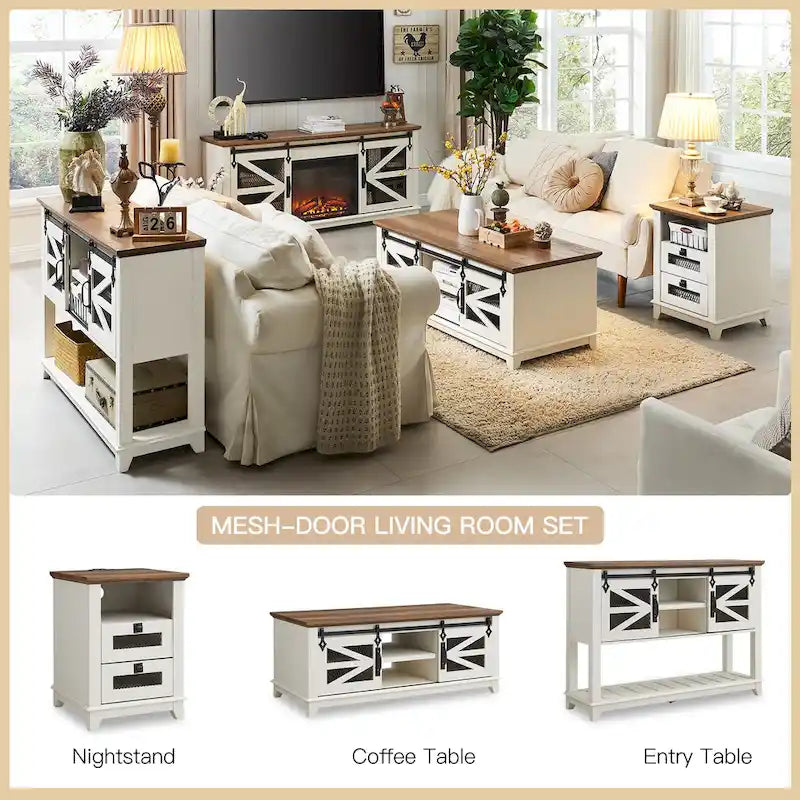 Farmhouse Entryway Table, Console Sofa Table, for Entry Way, Hallway