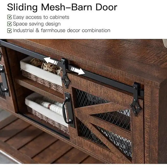 Farmhouse Entryway Table, Console Sofa Table, for Entry Way, Hallway