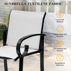 Outdoor Bar Stools Patio Barstools All-Weather Bar Chairs Aluminum Sunbrella Sling