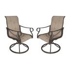 Textilene Swivel Chair for Terrace(set of 2)