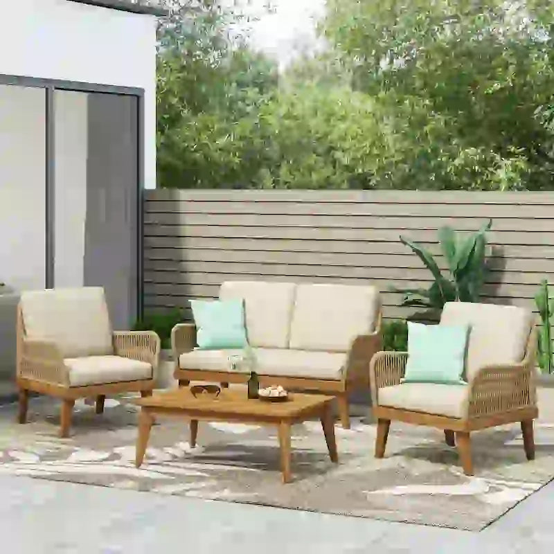 Acacia wood PatioFurnitureSet