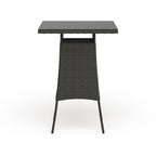 Stopover Synthetic Rattan Small Outdoor Patio Bar Table