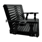 2 Person Solid Wood Porch Swing - N/A