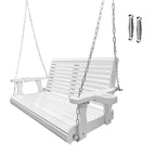 2 Person Solid Wood Porch Swing - N/A