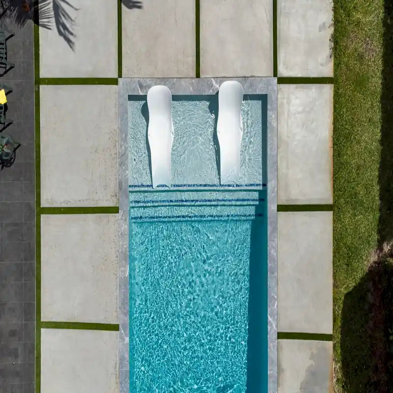 Panama Jack Set of 2 Wave In-Pool Chaise Lounger