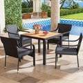 Moasis 5-Piece Square Patio Dining Set - 5 Pcs