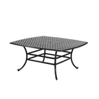 Yorkshire 9-piece Aluminum Square Dining Set with 8 Sling Chairs
