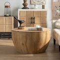 31.50Vintage Style Bucket Shaped Coffee Table - 31.5