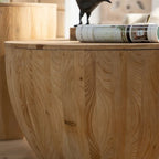 31.50Vintage Style Bucket Shaped Coffee Table - 31.5