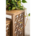 Karni Wooden Nesting Tables - 2 Piece