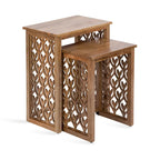 Karni Wooden Nesting Tables - 2 Piece