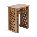 Karni Wooden Nesting Tables - 2 Piece