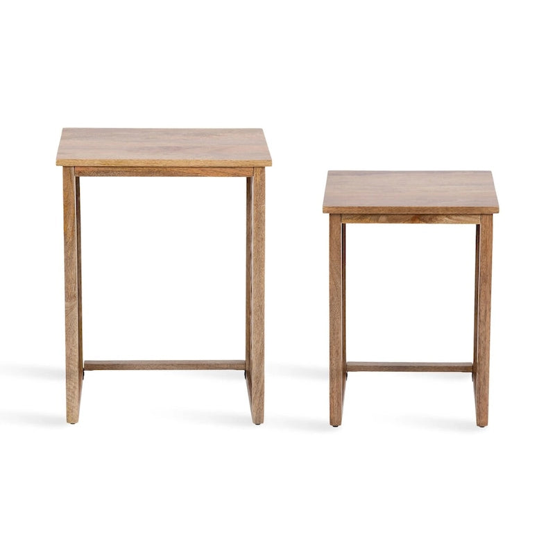 Karni Wooden Nesting Tables - 2 Piece