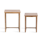 Karni Wooden Nesting Tables - 2 Piece