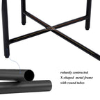 Small Coffee Tables 2-tier Modern Sofa Side Table with Wood Storage Shelf Living Room End Tables Nightstands