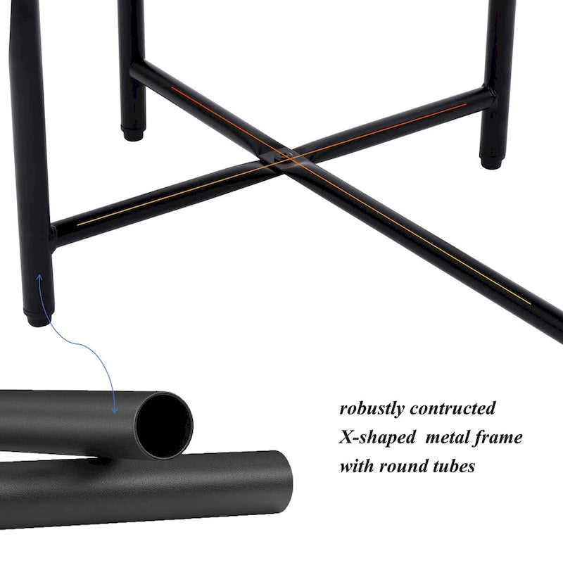 Small Coffee Tables 2-tier Modern Sofa Side Table with Wood Storage Shelf Living Room End Tables Nightstands