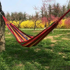 Pro Space 9.8 ft. Brazilian Style Portable Canvas Double Hammock (Carrying Pouch Included)