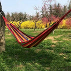 Pro Space 9.8 ft. Brazilian Style Portable Canvas Double Hammock (Carrying Pouch Included)