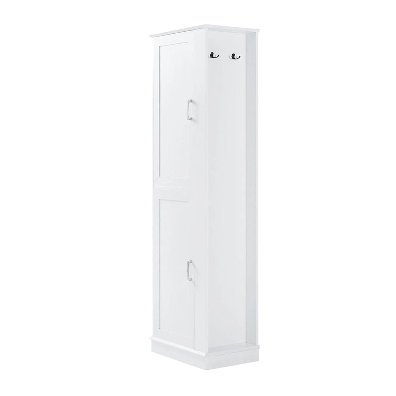 Freestanding Storage Cabinet with Hook